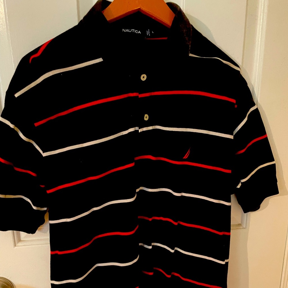 Nautical-M L-polo-excellent condition-like new-smoke/pet free home